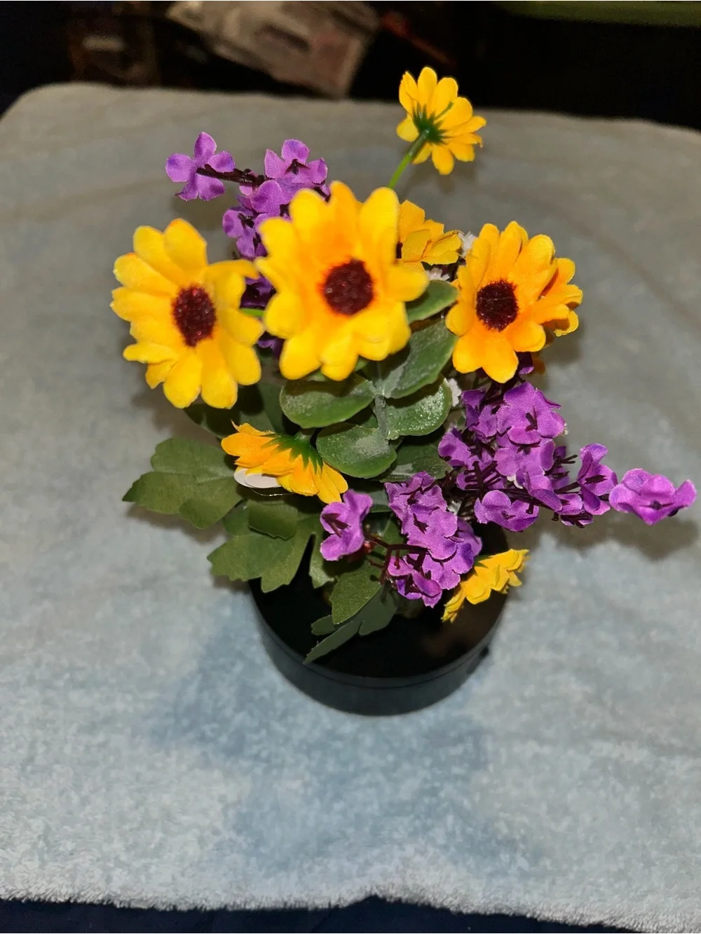 ADULT HUMOR SMALL FAUX FLORAL ARRANGEMENT/HANDCRAFTED